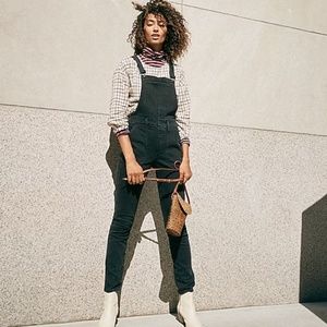 MADEWELL | Skinny Jean Overalls in Lunar Wash